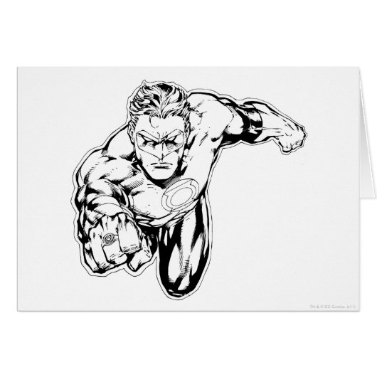 Comic Style - Ring in front, Black and White Cards (Front Horizontal)