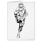 Comic Style - Running, Black and White (Front)