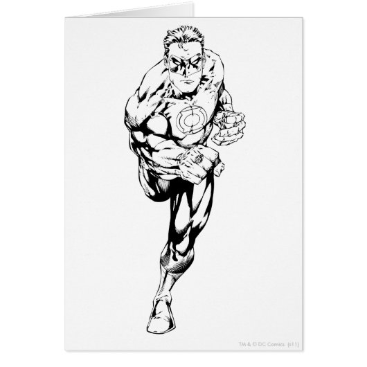 Comic Style - Running, Black and White (Front)