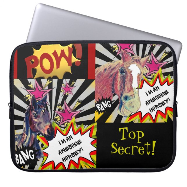 comic style super star mare laptop sleeve (Front)