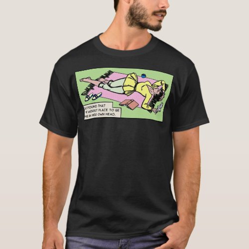 Comic Woman Is In Her Own Head T_Shirt