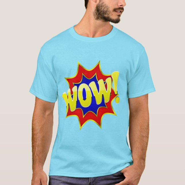 Comic WOW. T-Shirt (Front)