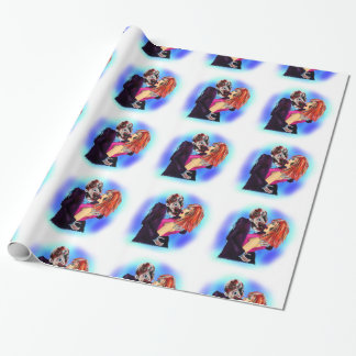Comic Zombies like girls with brains gift wrap
