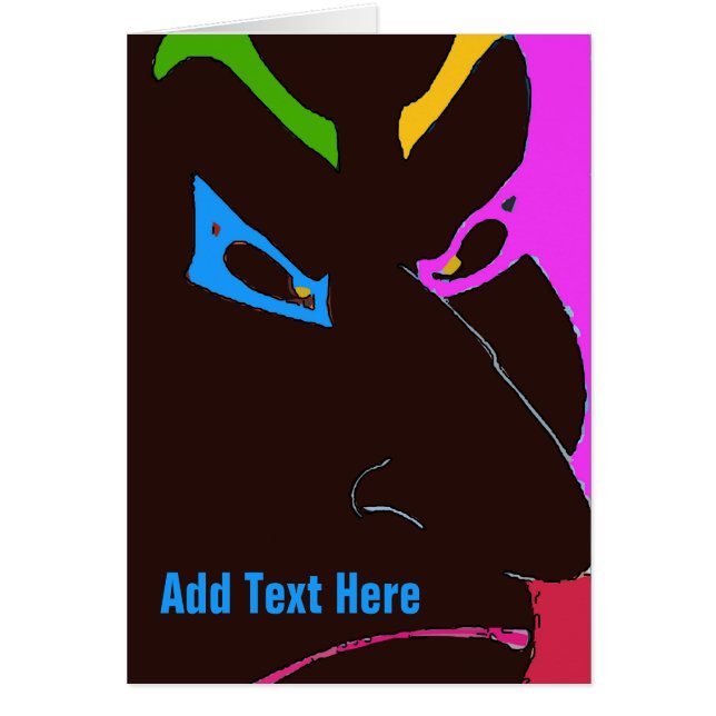 Comical Art Face Cards (Front)