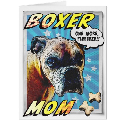 Comical Boxer Greeting Card