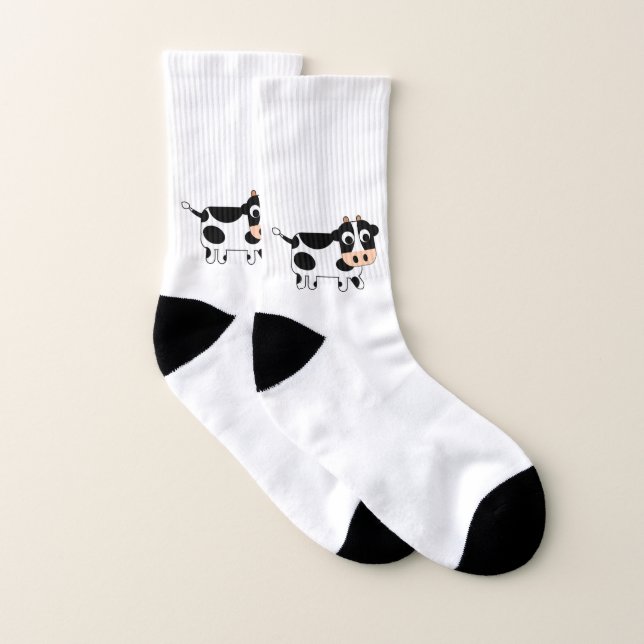 Comical COW!   COW LOVER Socks (Pair)