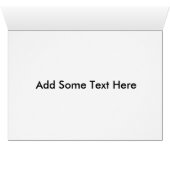 Comical Eye Glass Man Cards (Inside Horizontal (Bottom))