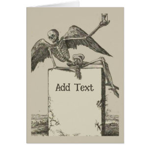 Comical Funeral, add text, Cards
