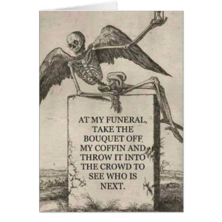 Comical Funeral, add text, Cards