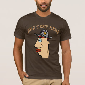 Comical Head as a Pirate T-Shirt