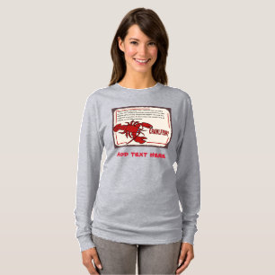 Comical Lobster, Crayfish,Crawfish,change, add tex T-Shirt