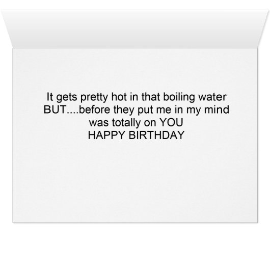 COMICAL LOBSTER JOKES BUT SAYS "HAPPY BIRTHDAY" (Inside Horizontal (Bottom))