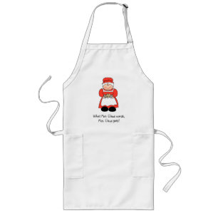 Comical Mrs. Santa Apron
