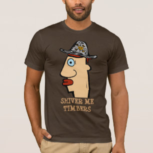 Comical Pirate, edit text, add name T-Shirt