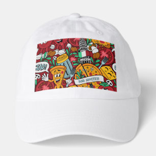 Comical Pizza Truckers Hat