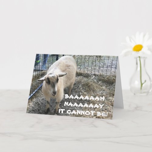 COMICAL SHEEP DIDNT KNOW U WERE THAT OLD CARD