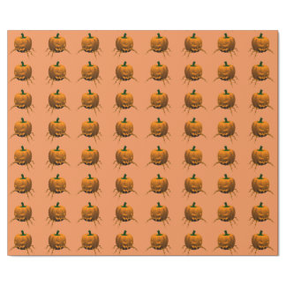 Comical Spook Orange Halloween Bugs Wrapping Paper