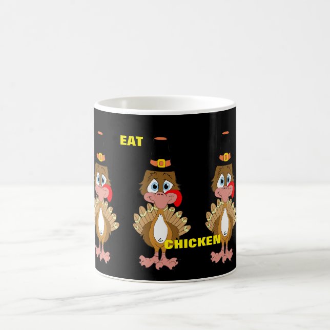 Comical Thanksgiving Turkey Coffee Mug (Center)