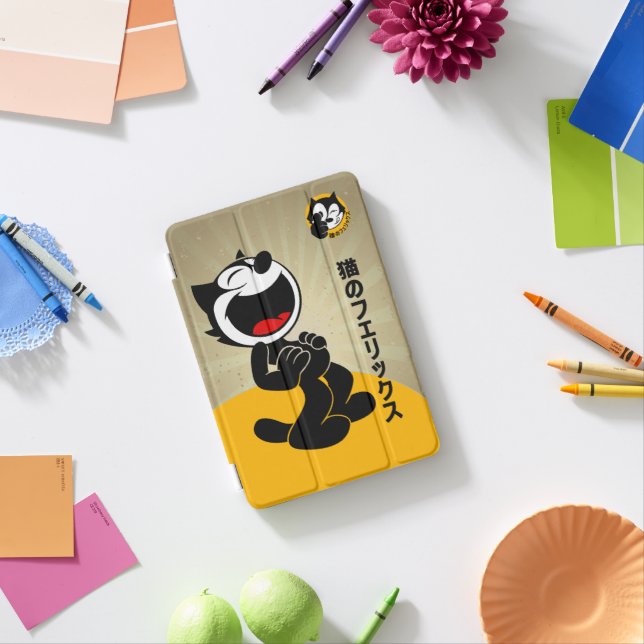 Comics Cartoon Cat | 7.9" iPad Mini Cover (In Situ)