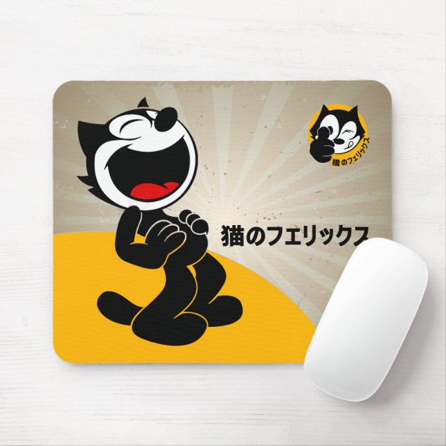 Comics Cartoon Cat |  Mouse Pad (With Mouse)