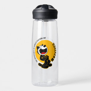 Comics Cartoon Cat    Water Bottle