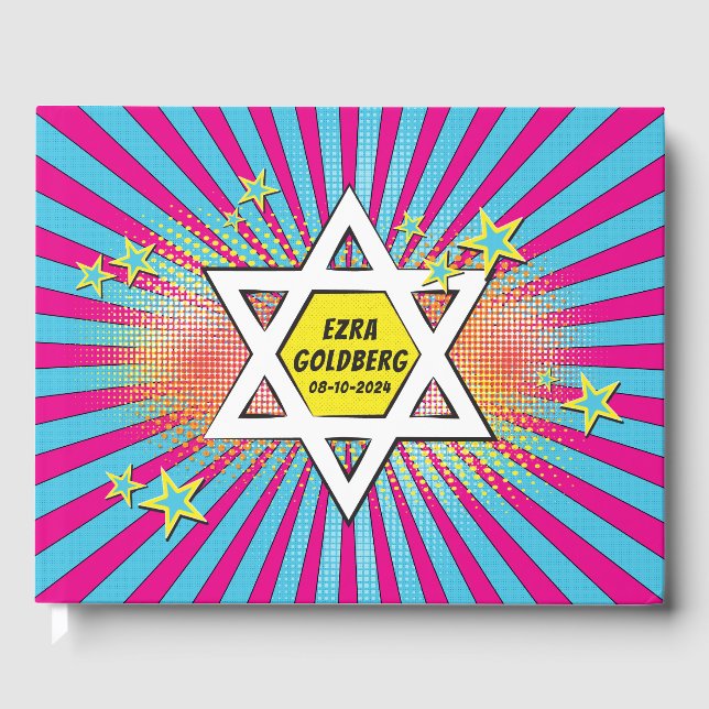 Comics Comic Book Bar Mitzvah Star of David (Front)