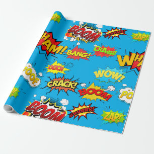 comics design Wrapping Paper