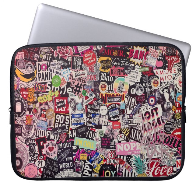 comics laptop sleeve (Front)