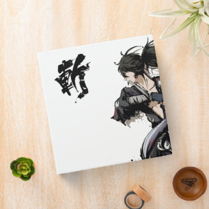 comics manga samurai 3 ring binder