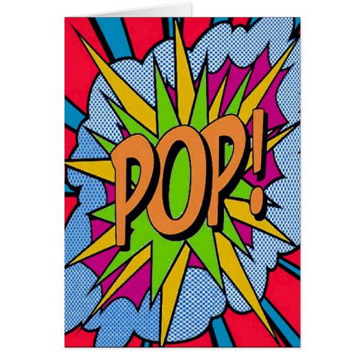 Comics, Pop, change text Cards (Front)