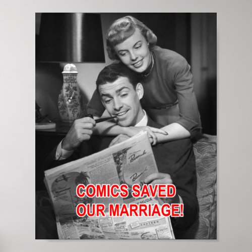 Comics Saved Our Marriage Poster