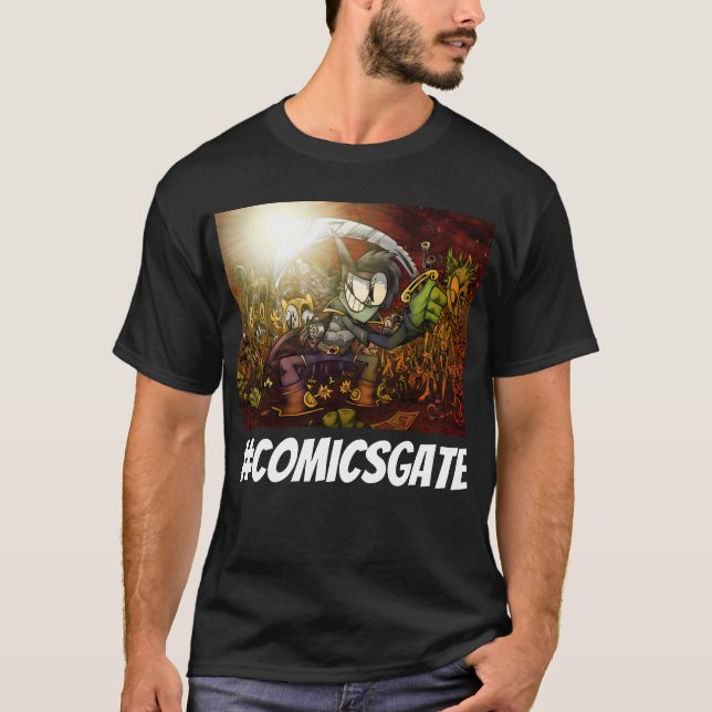 #ComicsGate TShirt, Mens T-Shirt (Front)