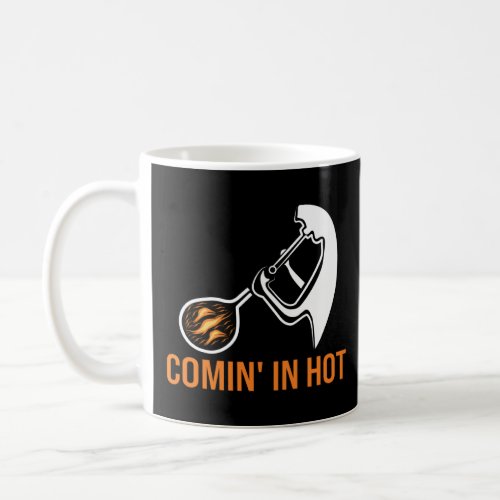 Comin in hot glass blowing glass blower  coffee mug