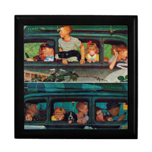 Coming and Going by Norman Rockwell Gift Box