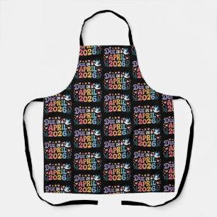 Coming April 2026 Due in New Baby Mommy Pregnancy Apron