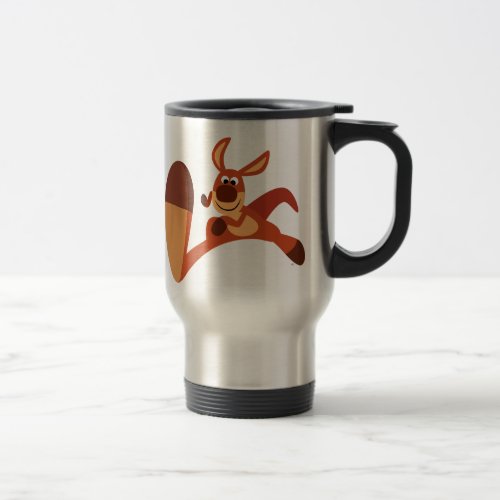 Coming Cute Cartoon Kangaroo Commuter Mug