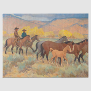 Coming Home by Maynard Dixon Tissue Paper
