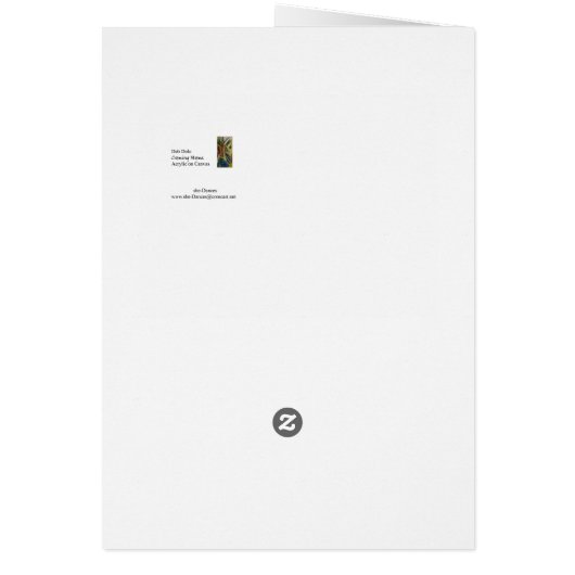 Coming Home Card (Back)