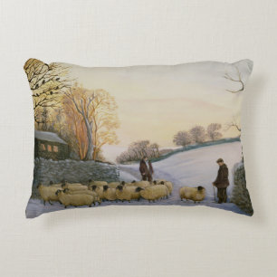 Coming home decorative pillow