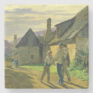 Coming home from the war, 1859 stone coaster