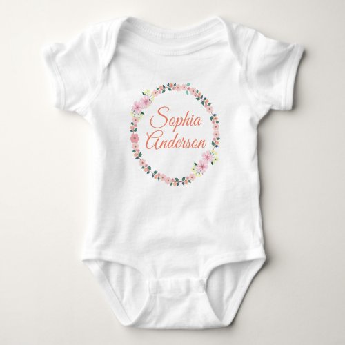 Coming Home Outfit Personalized Baby Girl Baby Bodysuit