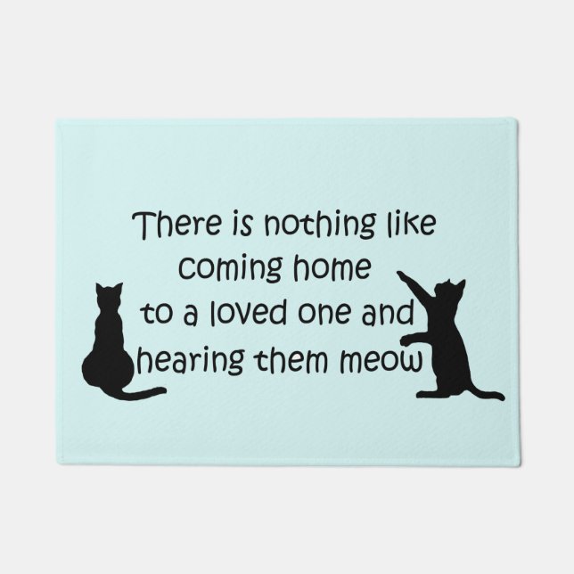 Coming Home to a Cat Doormat (Front)