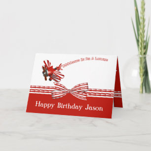 Coming In For Landing Airplane Birthday Card