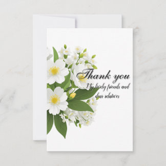 coming in them Thank You Card