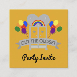 coming out of the closet party