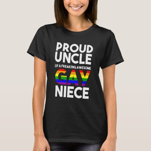 Coming Out Gay Pride Ally Proud Uncle Lgbtq Stuff  T_Shirt
