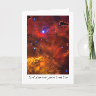 Coming Out Luck, Nebula NGC 2467 in Puppis Card