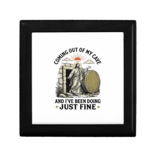 Coming Out of My Cave Christian Resurrection Shirt Gift Box