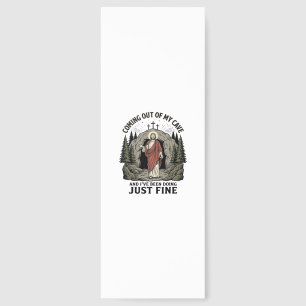 Coming Out of My Cave Vintage Religious Funny Shir Bookmarks