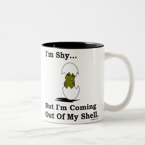 Coming Out of My Shell Two_Tone Coffee Mug